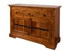 OXFORD #0531 Comò In Legno Di Acacia - Laccato / Miele 120x40x90 -Massivmoebel24 09 330 610 00P9 9