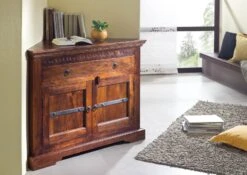 OXFORD #50 Mobile Angolare In Legno Di Acacia - Laccato / Nougat 107x54x80