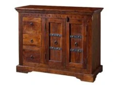 OXFORD #408 Credenza In Legno Di Acacia - Laccato / Nougat 106x50x85 17 OXFORD #408 Credenza In Legno Di Acacia - Laccato / Nougat 106x50x85 -Massivmoebel24 09 330 620 4506 9