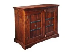 OXFORD #423 Credenza In Legno Di Acacia - Laccato / Nougat 107x50x88 -Massivmoebel24 09 330 620 4704 9