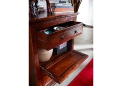 OXFORD #904 Comodino In Legno Di Acacia - Laccato / Nougat 80x45x100 -Massivmoebel24 09 330 620 9604 5