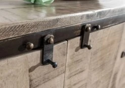 TOKYO #204 Comó In Legno Di Mango E Ferro - Laccato / Marrone 90x40x85 16 TOKYO #204 Comó In Legno Di Mango E Ferro - Laccato / Marrone 90x40x85 -Massivmoebel24 09 330 678 2004 6