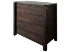 BUENO #4004 Cassettiera In Legno Di Acacia - Laccato / Tabacco 96x50x90 -Massivmoebel24 09 330 679 4004 9