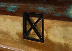 NATURE OF SPIRIT #49 Comò In Legno Riciclato - Laccato / Multicolore 100x42x88 -Massivmoebel24 09 330 700 5148 06