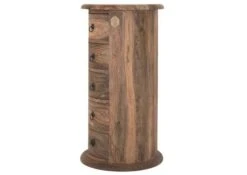 LEEDS #19 Comodino In Legno Di Sheesham - Oliato / Grigio 45x45x88 8 LEEDS #19 Comodino In Legno Di Sheesham - Oliato / Grigio 45x45x88 -Massivmoebel24 09 330 750 0721 2