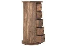 LEEDS #19 Comodino In Legno Di Sheesham - Oliato / Grigio 45x45x88 9 LEEDS #19 Comodino In Legno Di Sheesham - Oliato / Grigio 45x45x88 -Massivmoebel24 09 330 750 0721 3