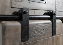 RAILWAY #211 Comò In Legno Di Mango - Laccato / Grigio 70x45x85 14 RAILWAY #211 Comò In Legno Di Mango - Laccato / Grigio 70x45x85 -Massivmoebel24 09 330 772 1011 5