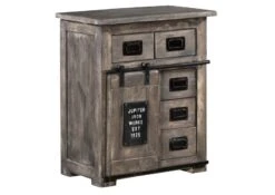 RAILWAY #211 Comò In Legno Di Mango - Laccato / Grigio 70x45x85 17 RAILWAY #211 Comò In Legno Di Mango - Laccato / Grigio 70x45x85 -Massivmoebel24 09 330 772 1011 9