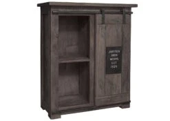 RAILWAY #253 Comò In Legno Di Mango - Laccato / Grigio 75x36x90 -Massivmoebel24 09 330 772 1040 9