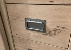 RAILWAY #303 Comò In Legno Di Mango - Laccato / Whitewash 90x45x100 16 RAILWAY #303 Comò In Legno Di Mango - Laccato / Whitewash 90x45x100 -Massivmoebel24 09 330 772 2004 6