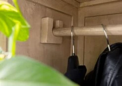 RAILWAY #314 Armadio In Legno Di Mango - Laccato / Whitewash 100x45x175 -Massivmoebel24 09 330 772 2013 6