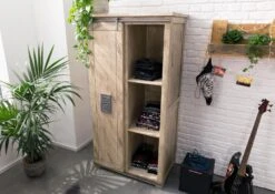 RAILWAY #316 Armadio In Legno Di Mango - Laccato / Whitewash 100x60x190 14 RAILWAY #316 Armadio In Legno Di Mango - Laccato / Whitewash 100x60x190 -Massivmoebel24 09 330 772 2015 4