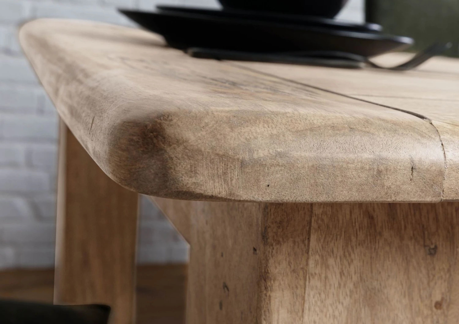 Esstisch Mango 180x90x76 Beige Lackiert RAILWAY 9 Esstisch Mango 180x90x76 Beige Lackiert RAILWAY - immagine 7