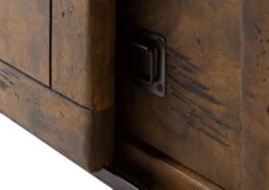 Kommode Mango 90x45x100 Braun Lackiert RAILWAY #403 -Massivmoebel24 09 330 772 3004 07