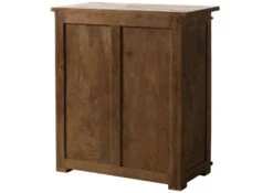 Kommode Mango 90x45x100 Braun Lackiert RAILWAY #403 -Massivmoebel24 09 330 772 3004 10