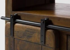 Kommode Mango 80x45x85 Braun Lackiert RAILWAY #410 16 Kommode Mango 80x45x85 Braun Lackiert RAILWAY #410 -Massivmoebel24 09 330 772 3010 05