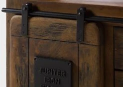 Kommode Mango 80x45x85 Braun Lackiert RAILWAY #410 18 Kommode Mango 80x45x85 Braun Lackiert RAILWAY #410 -Massivmoebel24 09 330 772 3010 07