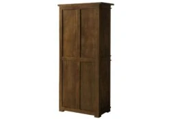 Schrank Mango 80x45x175 Braun Lackiert RAILWAY #417 -Massivmoebel24 09 330 772 3016 10