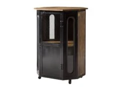 Vitrine Mango 76x60x120 Braun Lackiert RAILWAY #430 20 Vitrine Mango 76x60x120 Braun Lackiert RAILWAY #430 -Massivmoebel24 09 330 772 3026 09