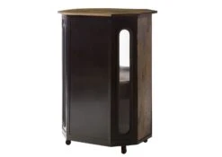 Vitrine Mango 76x60x120 Braun Lackiert RAILWAY #430 21 Vitrine Mango 76x60x120 Braun Lackiert RAILWAY #430 -Massivmoebel24 09 330 772 3026 10