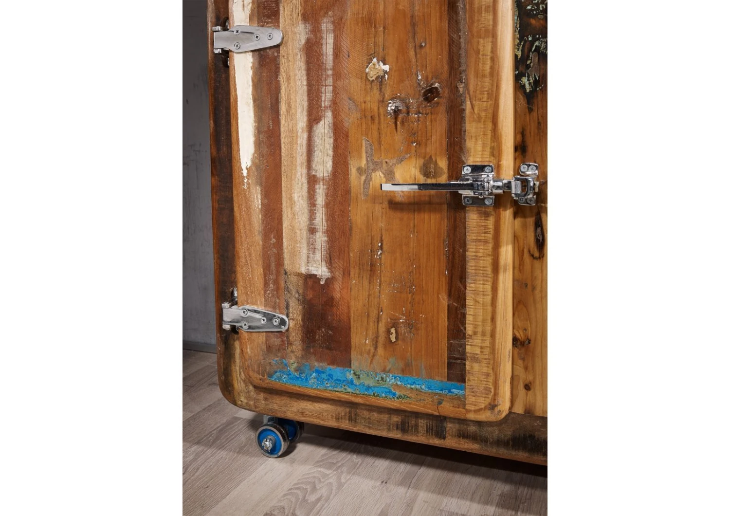 FREEZY #37 Comó In Legno Riciclato - Laccato / Multicolore 90x40x90 6 FREEZY #37 Comó In Legno Riciclato - Laccato / Multicolore 90x40x90 - immagine 4