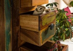 SIXTIES #112 Madia In Legno Riciclato - Laccato / Multicolore 110x40x86 15 SIXTIES #112 Madia In Legno Riciclato - Laccato / Multicolore 110x40x86 -Massivmoebel24 09 330 815 0012 5