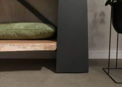 Scaffale In Legno Di Acacia 178x40x200 Laccato / Naturale NATURAL IDOL #110 -Massivmoebel24 09 350 455 1010 05