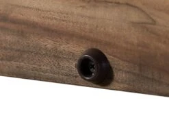 Mensola In Legno Di Sheesham / Palissandro 66x25x20 Grigio Scuro Oliato NATURE GREY #0108 -Massivmoebel24 09 350 550 3008 7