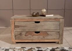 NATURE GREY #0124 Cassettiera In Legno Di Sheesham - Oliato / Grigio 87x45x45 9 NATURE GREY #0124 Cassettiera In Legno Di Sheesham - Oliato / Grigio 87x45x45 -Massivmoebel24 09 350 550 3024 3