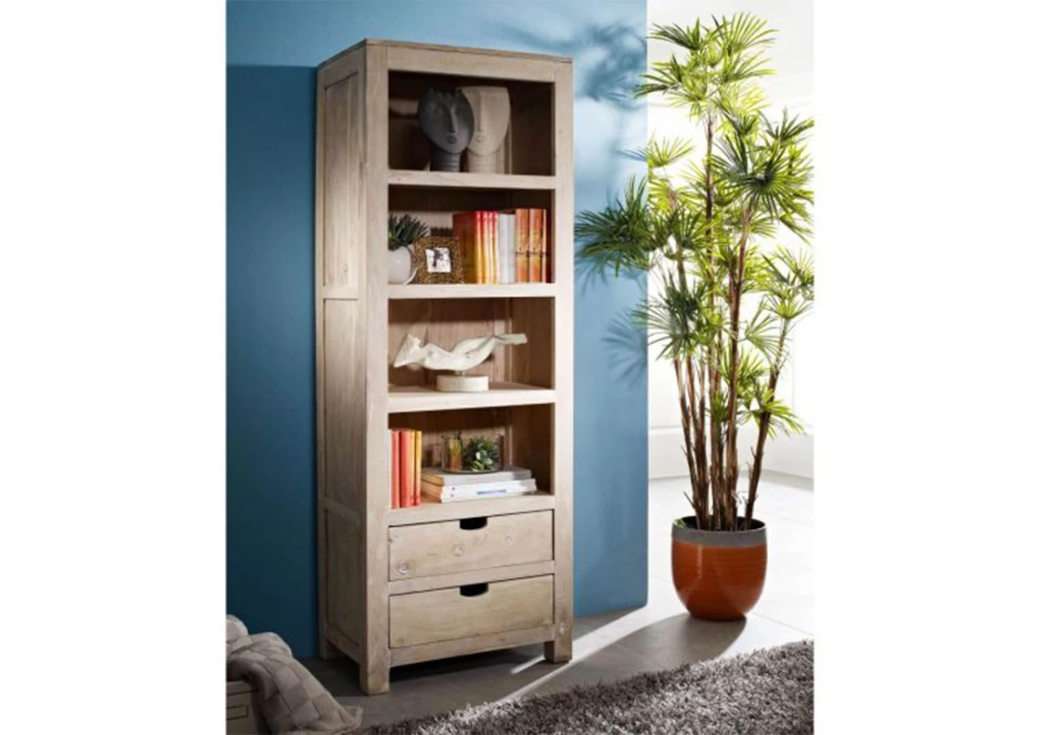 Scaffale In Legno Di Acacia 65x42x180 Pietra Bianca Sbiancato NATURE WHITE #50 3 Scaffale In Legno Di Acacia 65x42x180 Pietra Bianca Sbiancato NATURE WHITE #50