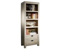 Scaffale In Legno Di Acacia 65x42x180 Pietra Bianca Sbiancato NATURE WHITE #50 13 Scaffale In Legno Di Acacia 65x42x180 Pietra Bianca Sbiancato NATURE WHITE #50 -Massivmoebel24 09 350 552 0050 09