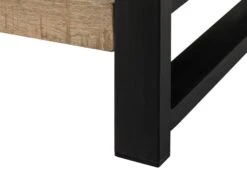 Scaffale In Legno Di Mango 60x40x140 Mango Naturale Stampato FACTORY #107 -Massivmoebel24 09 350 559 0107 7 1