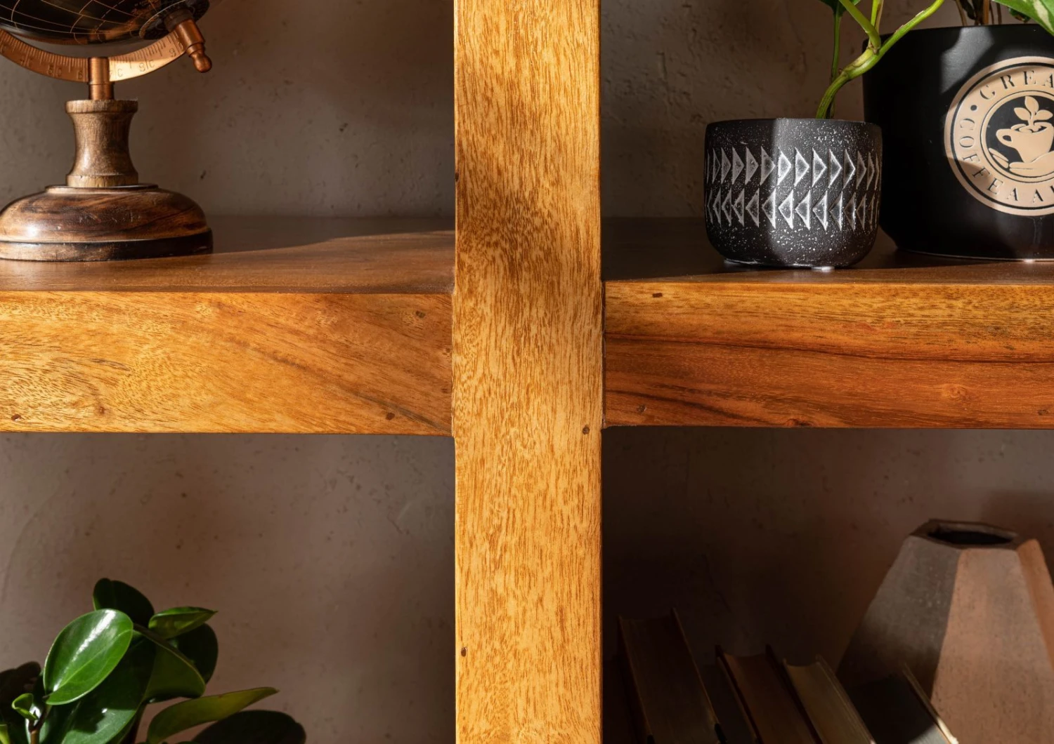 Scaffale In Legno Di Acacia 96x35x174 Miele Dorato Laccato OXFORD #0336 7 Scaffale In Legno Di Acacia 96x35x174 Miele Dorato Laccato OXFORD #0336 - immagine 5