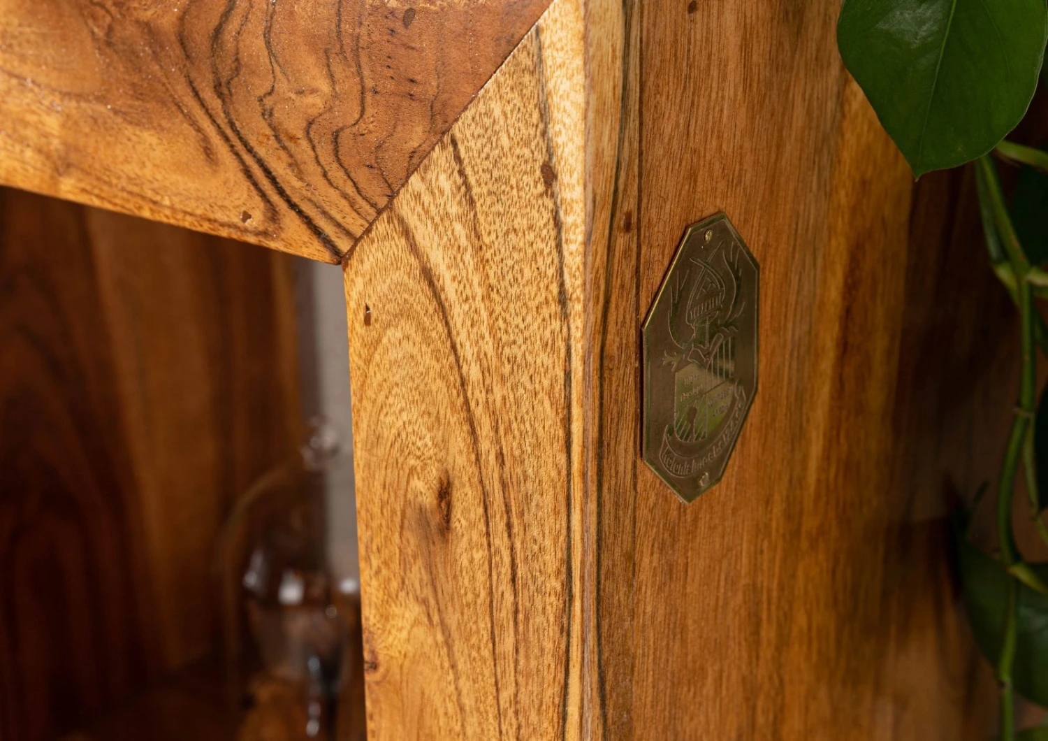 Scaffale In Legno Di Acacia 96x35x174 Miele Dorato Laccato OXFORD #0336 9 Scaffale In Legno Di Acacia 96x35x174 Miele Dorato Laccato OXFORD #0336 - immagine 7