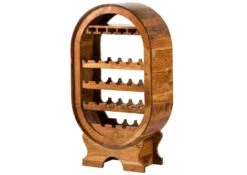 Porta Bottiglie In Legno Di Acacia 67x35x120 Miele Dorato Laccato OXFORD #0533 16 Porta Bottiglie In Legno Di Acacia 67x35x120 Miele Dorato Laccato OXFORD #0533 -Massivmoebel24 09 350 610 0P45 9