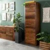 TORONTO #236 Armadio In Legno Di Sheesham - Cerato / Noce 70x200x37 2 TORONTO #236 Armadio In Legno Di Sheesham - Cerato / Noce 70x200x37 -Massivmoebel24 09 350 665 1036 1