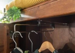 TORONTO #236 Armadio In Legno Di Sheesham - Cerato / Noce 70x200x37 -Massivmoebel24 09 350 665 1036 5