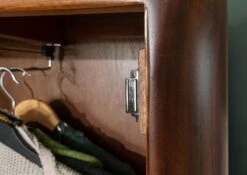 TORONTO #236 Armadio In Legno Di Sheesham - Cerato / Noce 70x200x37 -Massivmoebel24 09 350 665 1036 6