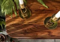 TORONTO #238 Comò In Legno Di Sheesham - Cerato / Noce 100x37x111 -Massivmoebel24 09 350 665 1038 5