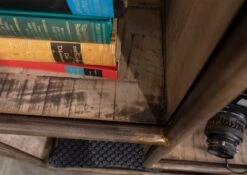 Scaffale In Legno Di Mango 90x40x180 Marrone Laccato HEAVY INDUSTRY #207 15 Scaffale In Legno Di Mango 90x40x180 Marrone Laccato HEAVY INDUSTRY #207 -Massivmoebel24 09 350 677 0205 6