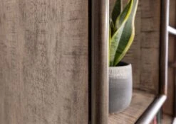 Scaffale In Legno Di Mango 90x40x180 Marrone Laccato HEAVY INDUSTRY #207 16 Scaffale In Legno Di Mango 90x40x180 Marrone Laccato HEAVY INDUSTRY #207 -Massivmoebel24 09 350 677 0205 7