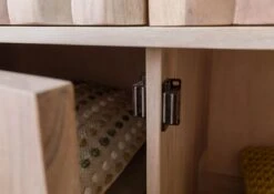 Scaffale In Legno Di Acacia 115x42x185 Bianco Laccato MOSAYK #204 18 Scaffale In Legno Di Acacia 115x42x185 Bianco Laccato MOSAYK #204 -Massivmoebel24 09 350 689 0204 7