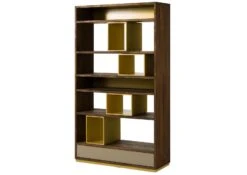 CHICAGO #111 Scaffale In Legno Di Mango - Oliato / Marrone 111x40x193 19 CHICAGO #111 Scaffale In Legno Di Mango - Oliato / Marrone 111x40x193 -Massivmoebel24 09 350 695 1011 9