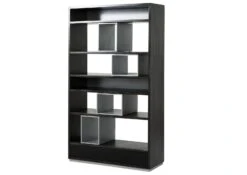 CHICAGO #211 Scaffale In Legno Di Mango - Oliato / Antracite 111x40x193 -Massivmoebel24 09 350 695 2011 9