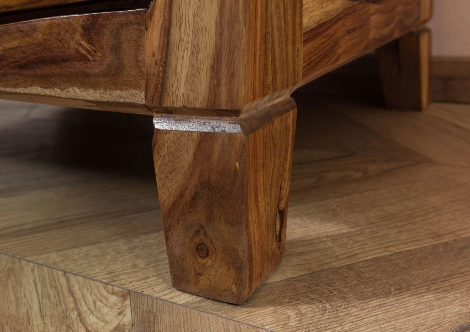 ANCONA #140 Scaffale In Legno Di Sheesham - Laccato / Marrone 60x45x200 9 ANCONA #140 Scaffale In Legno Di Sheesham - Laccato / Marrone 60x45x200 - immagine 7