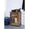 NATURE OF SPIRIT #100 Comodino In Legno Riciclato - Laccato / Multicolore 55x34x73 1 NATURE OF SPIRIT #100 Comodino In Legno Riciclato - Laccato / Multicolore 55x34x73 -Massivmoebel24 09 350 700 0001 1