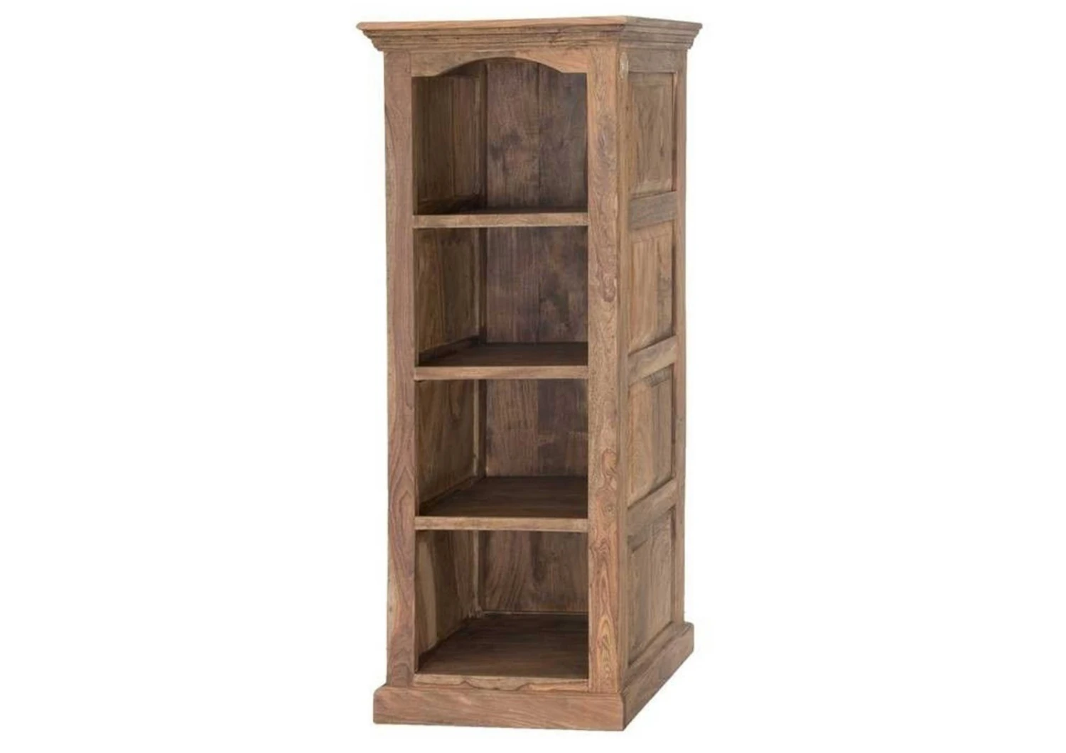 Scaffale In Legno Sheesham - Oliato / Grigio 56x45x145 LEEDS #14 8 Scaffale In Legno Sheesham - Oliato / Grigio 56x45x145 LEEDS #14 - immagine 6