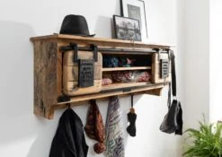 RAILWAY #159 Mensola In Legno Di Mango - Laccato / Natur 115x30x45