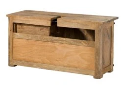 RAILWAY #177 Mobile Lavabo In Legno Di Mango - Laccato / Natur 120x40x60 -Massivmoebel24 09 350 772 0077 11