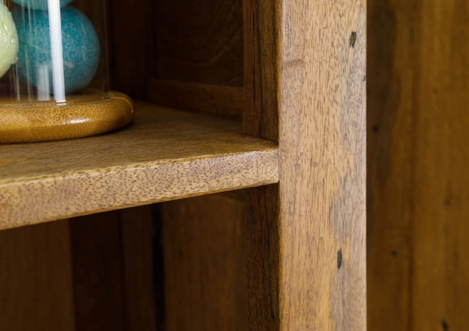 RAILWAY #180 Mobile Pensile In Legno Di Mango - Laccato / Natur 50x26x120 7 RAILWAY #180 Mobile Pensile In Legno Di Mango - Laccato / Natur 50x26x120 - immagine 5